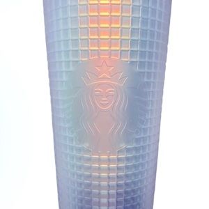 StarBucks 2022 Venti Iridescent Unicorn Grid Tumbler
